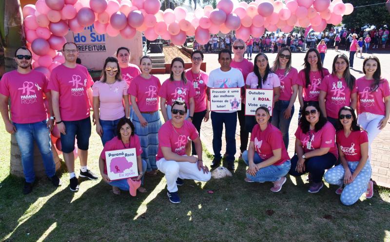 Vereador Valmir Sete representa a Câmara Municipal no Paraná Rosa